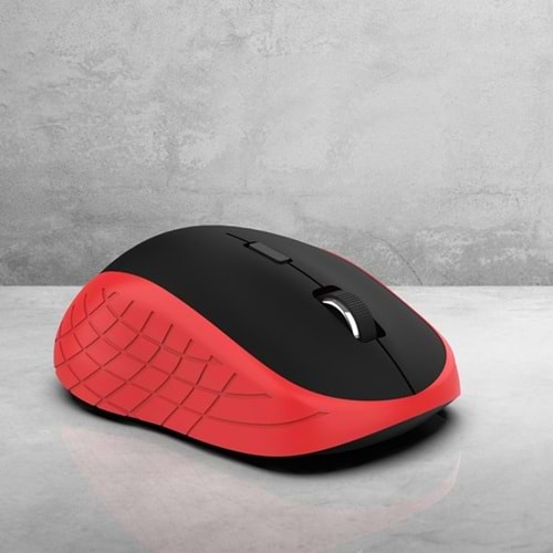 INCA IWM-391T Kablosuz 1600dpi Siyah/Kırmızı Mouse