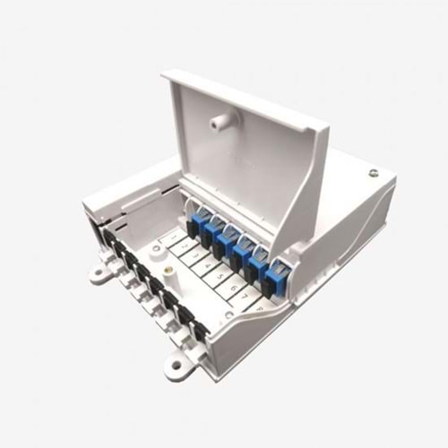 ODS 8port SCSX Duvar Tipi Fiber Optik IP Korumalı Sonlandırma Kutusu (Boş)