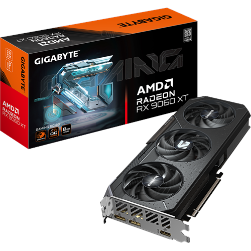 GIGABYTE 8GB RX9060XT GAMING GV-R9060XTGAMING-8GD GDDR6 128bit HDMI-DP PCIE 5.0