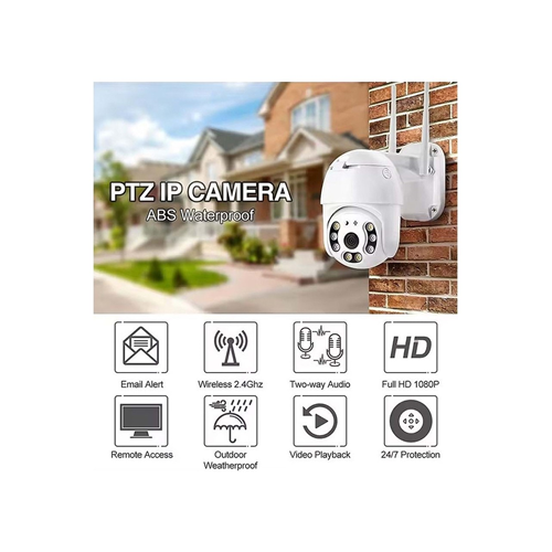 APRONX 3MP PTZ Speed Dome 2.8mm Wıfı Kablosuz IP Kamera APX-WP70