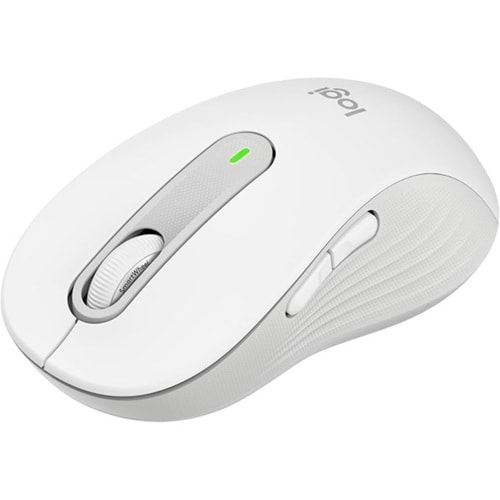 LOGITECH M650 Kablosuz + Bluetooth Beyaz Mouse (910-006238)