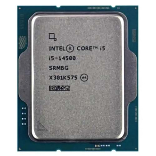 INTEL CORE i5 14500 29.5MB 10çekirdekli O/B UHD VGA 1700p 65w Kutusuz+Fansız