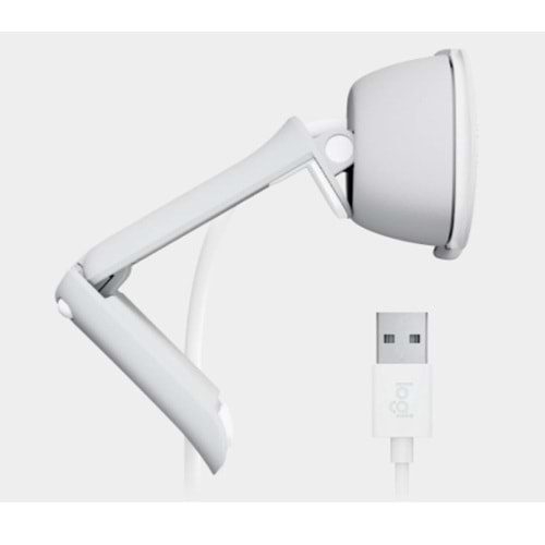 LOGITECH 2MP BRIO 100 Dahili Mikrofonlu Webcam Beyaz 960-001617
