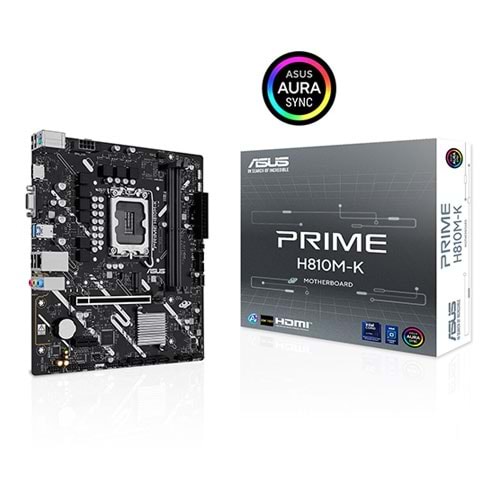 ASUS PRIME H810M-K DDR5 HDMI PCIE 4.0 1851p mATX