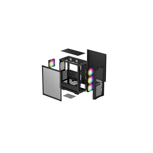 DEEPCOOL CC560-MESH-V2 4-ARGB Fanlı Gaming Mid-Tower PC Kasası