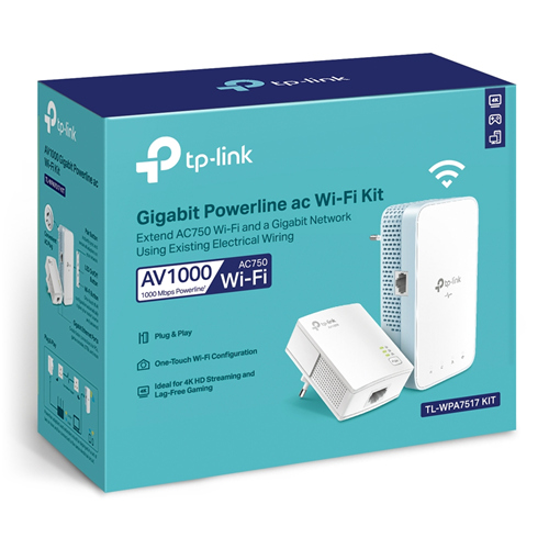 TP-LINK TL-WPA7517 KIT AV1000 Dual Band Powerline Adapter