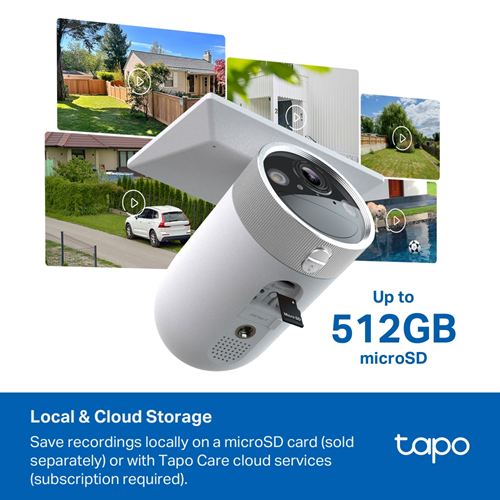 TP-LINK 8MP Bullet 3MM WIFI Kablosuz Güneş Panelli Pilli IP Kamera TAPO-C465