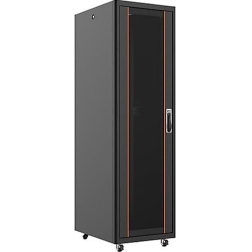 AGER 32U 600x600mm Dikili Tip Siyah Kabinet Vega AG-VB32U6060S1 Cam Kapak