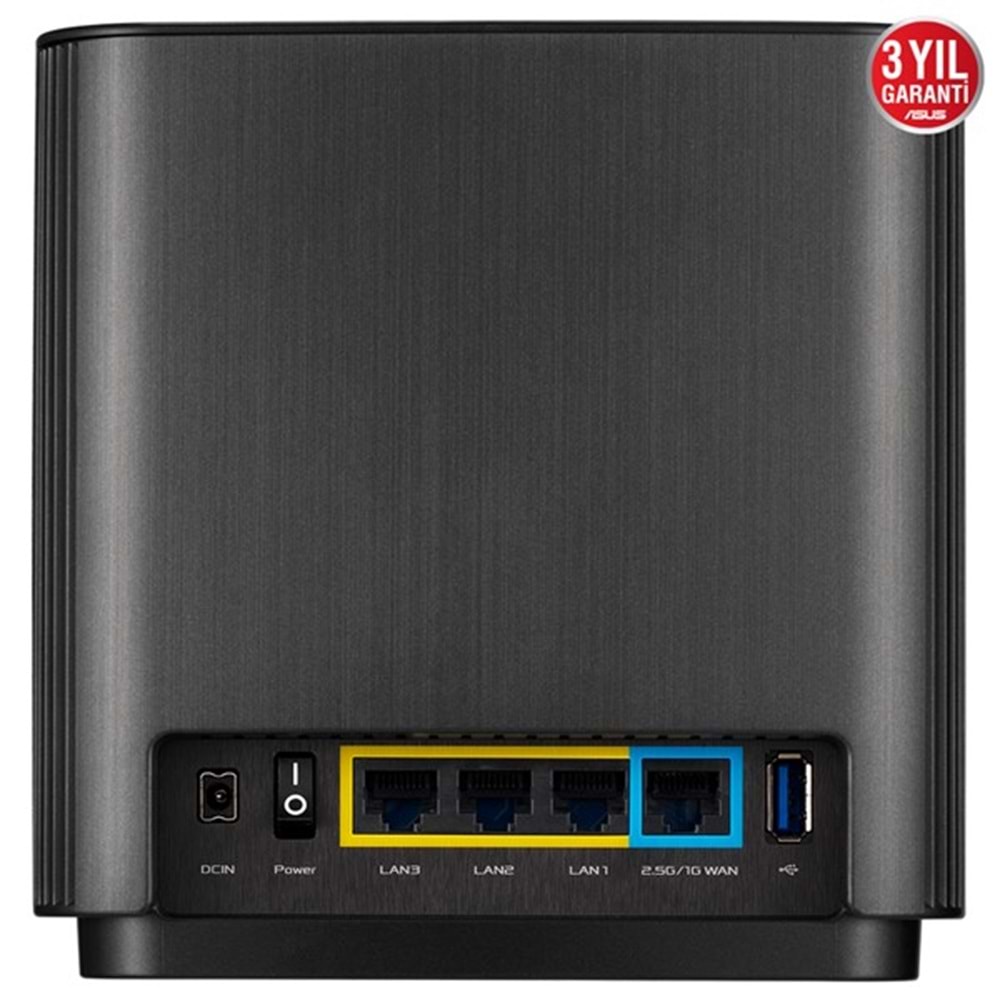 ASUS ZENWIFI AX XT8 AX6600 Dual Band EV Ofis Tipi Gaming Router 2-li paket