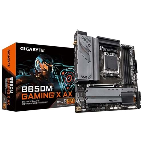 GIGABYTE B650M GAMING WIFI-6E DDR5 HDMI DP PCIe 16X v4.0 AM5 mATX 