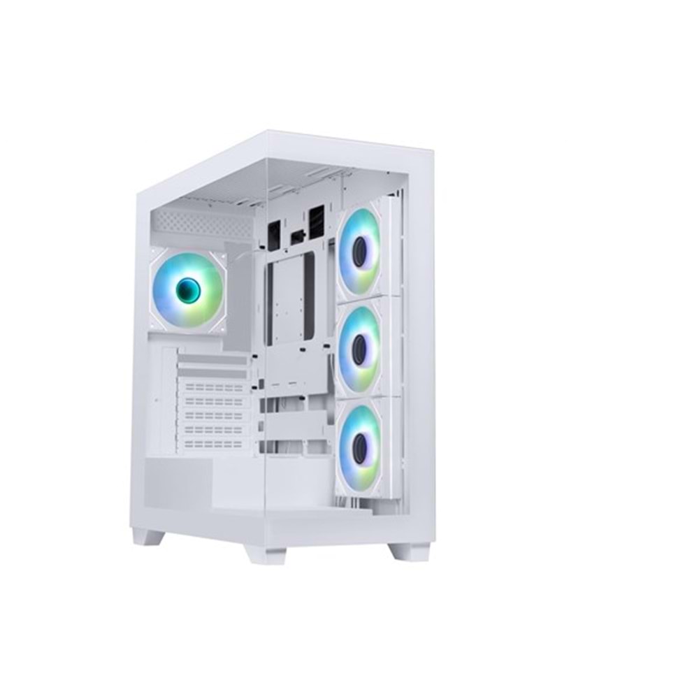 BITFENIX 750W 80+ BRONZE CUBE PREMIUM BFC-CETB75WWGWW-4A Gaming Mid-Tower PC Kasası Beyaz Pencereli