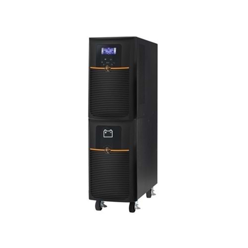 TUNÇMATİK 6KVA PowerUP ECO X9 ONLINE 1/1F LCD EKRAN TOWER UPS 16x 12V 7 Amper