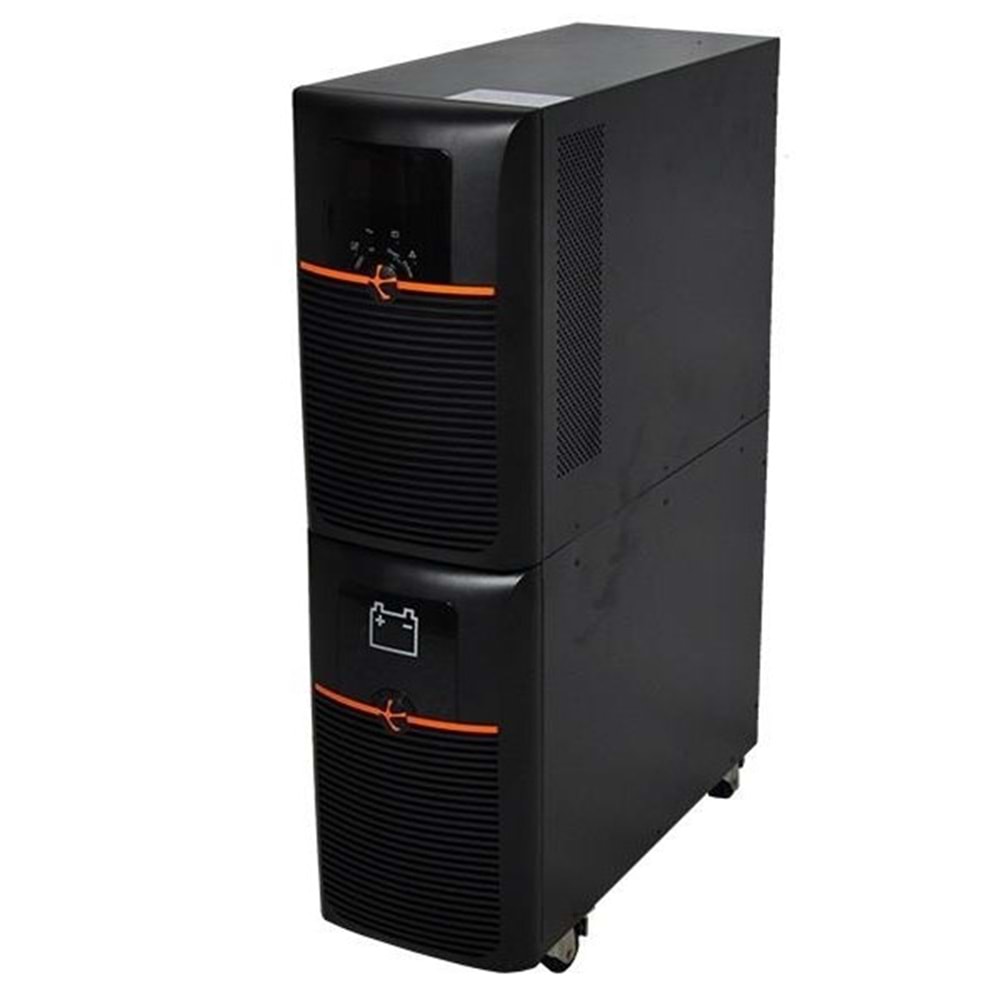 TUNÇMATİK 6KVA PowerUP ONE TSK10124 ONLINE 1/1F LCD EKRAN UPS 16x 12V 9 Amper