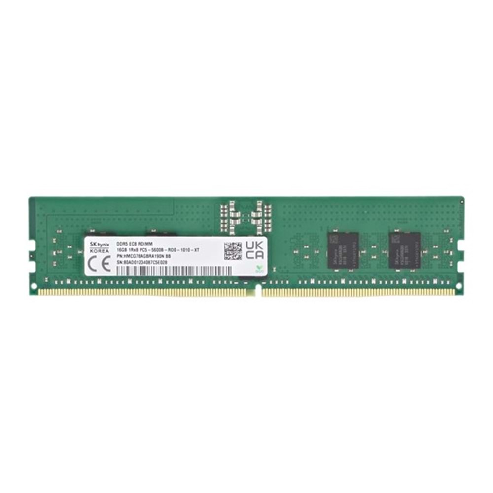 DELL DDR5 ECC RDIMM 16GB 5600MHz HMCG78AGBRA190N 2Rx8 Sunucu Ram