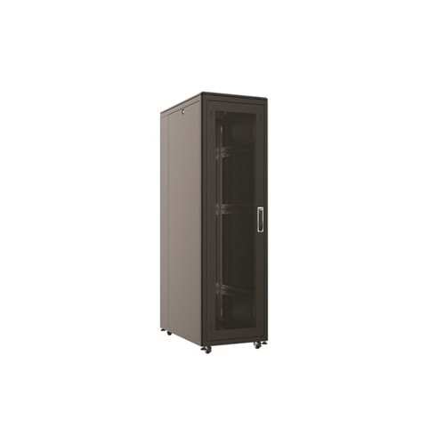 AGER 36U 2li Fan 800x1000mm Dikili Tip Siyah Kabinet Vega AG-VB36U8010S1 Cam Kapak