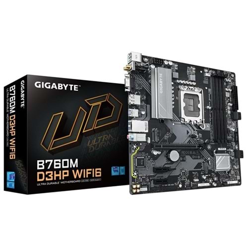 GIGABYTE B760M D3HP WIFI6 DDR5 HDMI DP PCIE 4.0 1700p mATX