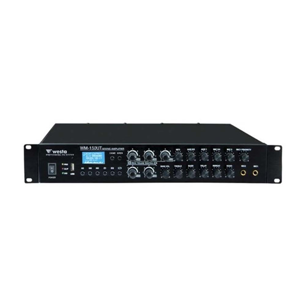 WESTA WM-150UT 6-bölgeli 150W MİKSER AMFİ 100V