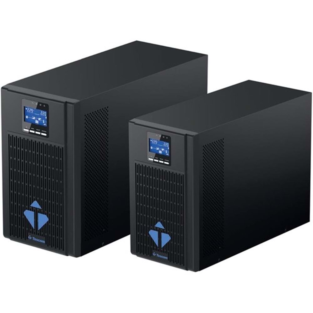 TESCOM 1KVA NEOLINE ONLINE 1/1F LCD EKRAN UPS (SNMP MODÜL DAHİL) 2x 12v 9amper