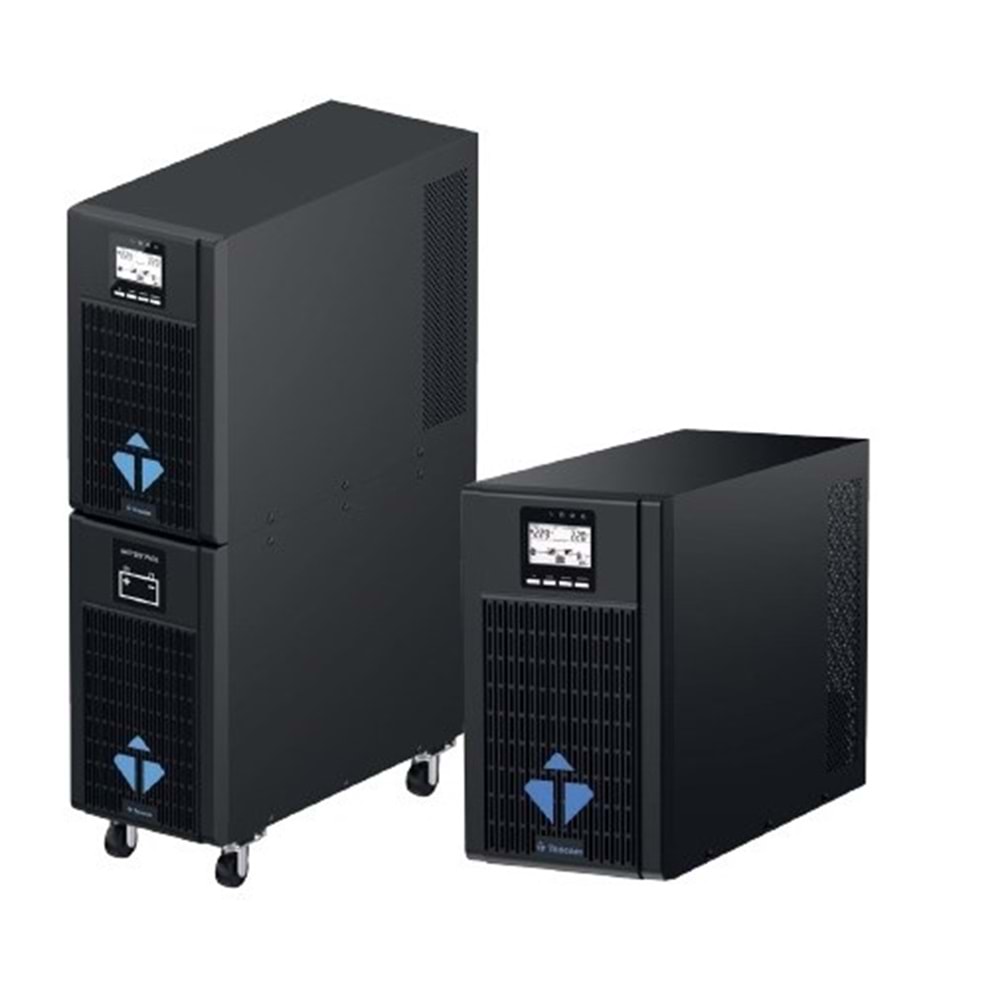 TESCOM 10KVA NEOLINE ONLINE 1/1F LCD EKRAN UPS 16x 12v 7amper