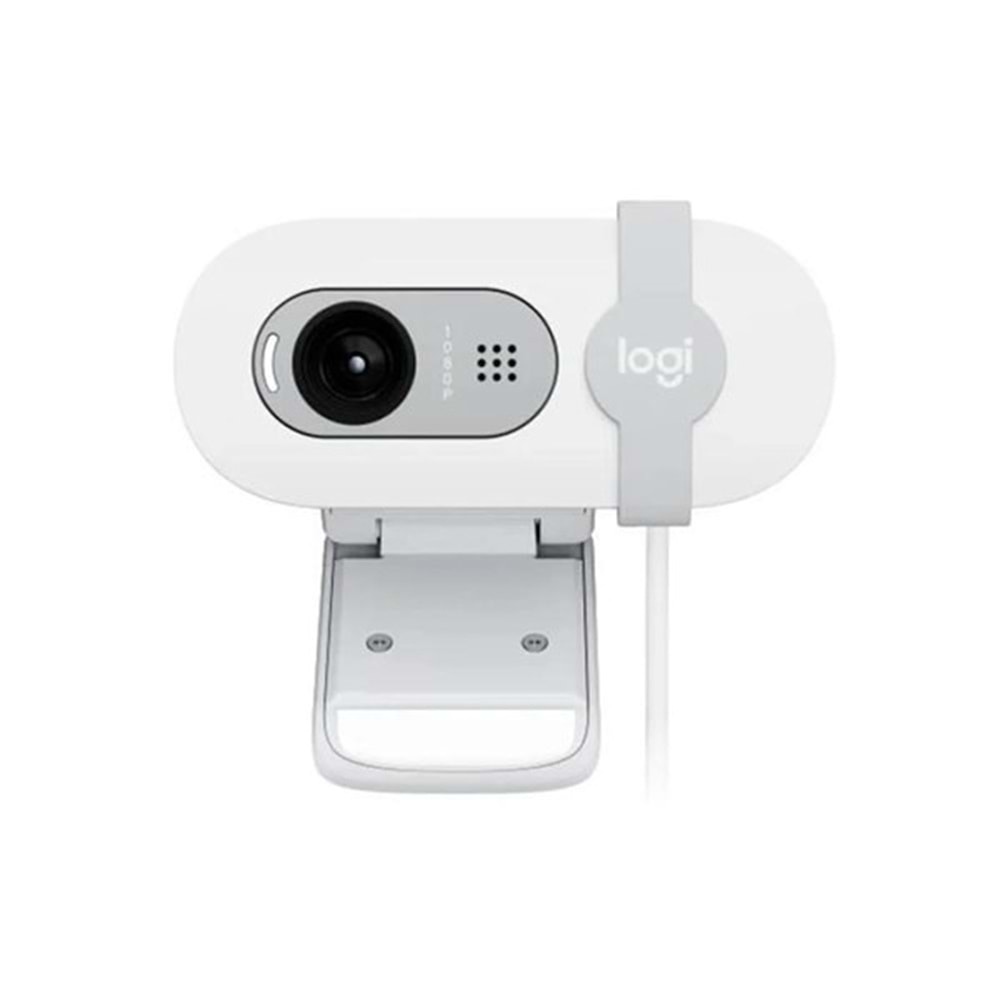 LOGITECH BRIO 100 1080p Dahili Mikrofonlu Webcam Beyaz 960-001617