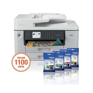 BROTHER A3/A4 Renkli MFC-J3940DW Yazıcı Tarayıcı Fotokopi USB 2.0,Ethernet,Kablosuz