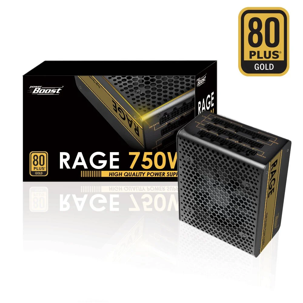 POWERBOOST 750W 80+ GOLD RAGE BST-ATX750G Tam Modüler Power Supply