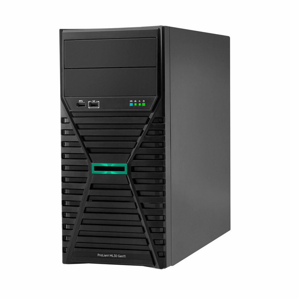 HPE ML30 GEN11 P71385-425 E2414-32GB DDR5 UDIMM-2X1TB SATA Tower Sunucu