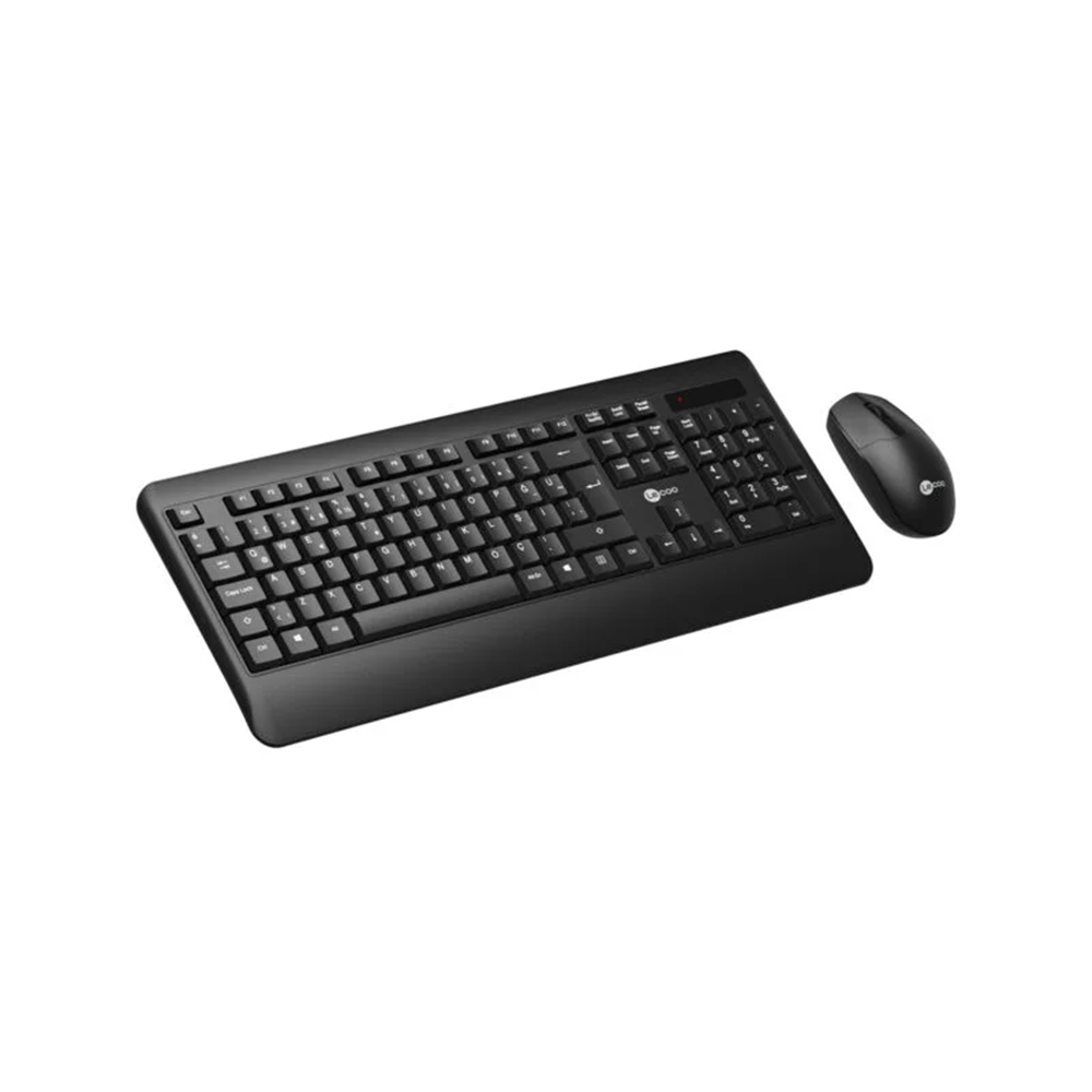 LENOVO LECOO KW202 Kablosuz Q Trk Optic Mouse Siyah Standart Klavye - Mouse Set