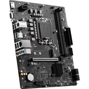 MSI PRO H610M-E DDR4 M2 PCIe NVME HDMI PCIe 16X v4.0 1700p mATX