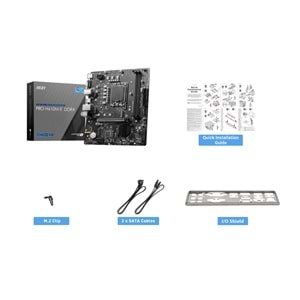 MSI PRO H610M-E DDR4 M2 PCIe NVME HDMI PCIe 16X v4.0 1700p mATX