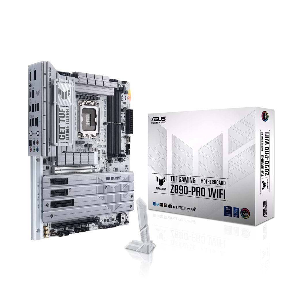 ASUS TUF GAMING Z890-PRO WIFI7 DDR5 THUNDERBOLT-HDMI DP PCIE 5.0 1851p ATX