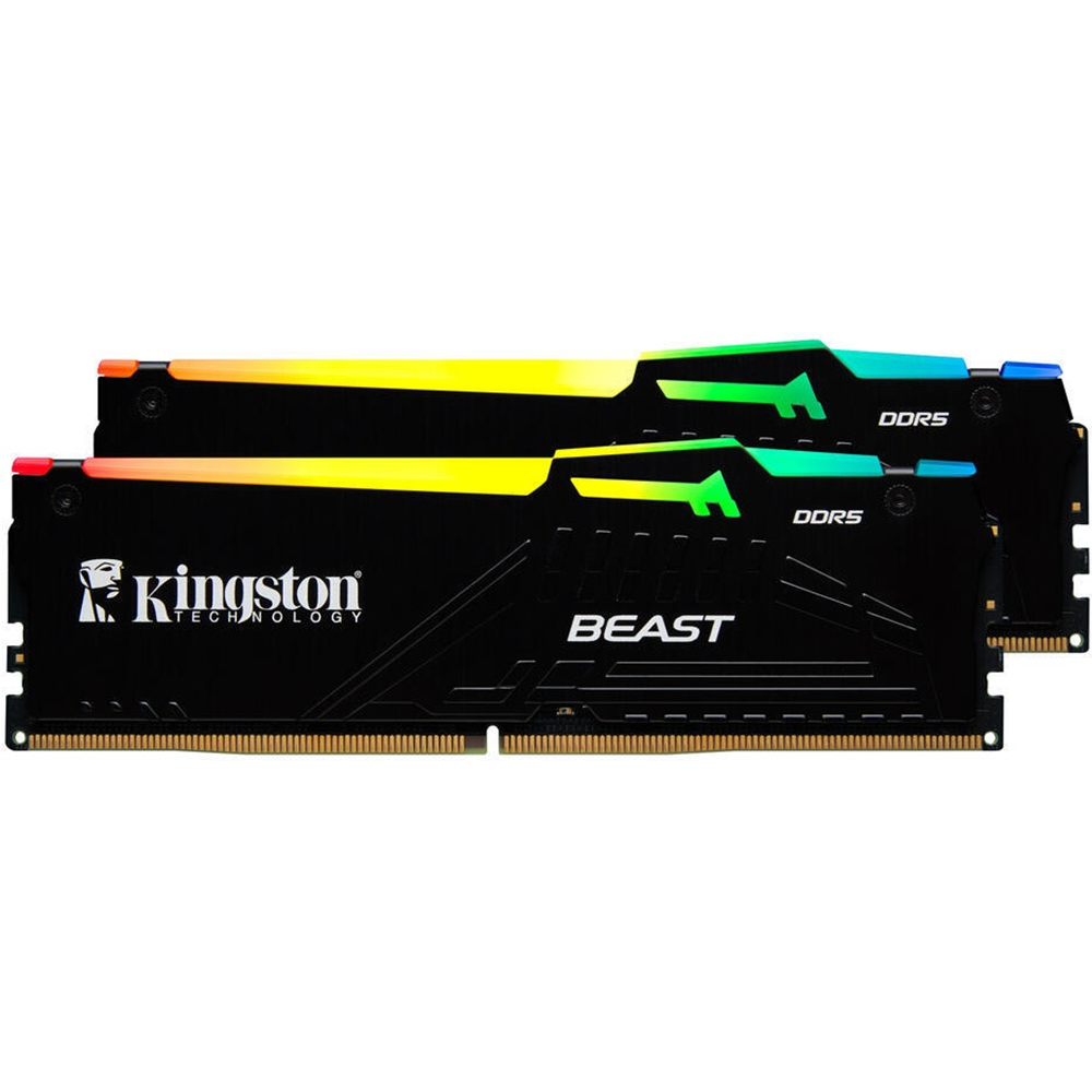 KINGSTON 16GB (2X 8GB) DDR5 5600MHZ CL36 DUAL KIT RGB PC RAM EXPO KF556C36BBEAK2-16TR