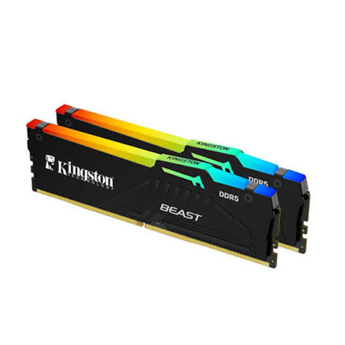KINGSTON 64GB (2X 32GB) DDR5 5600MHZ CL36 DUAL KIT RGB PC RAM BEAST EXPO KF556C36BBEAK2-64TR