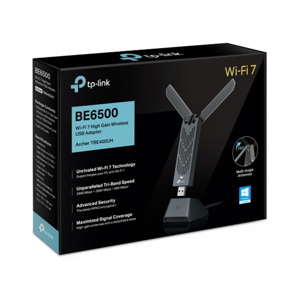 TP-LINK ARCHER TBE400UH BE6500 WIFI-7 KABLOSUZ USB ADAPTÖR