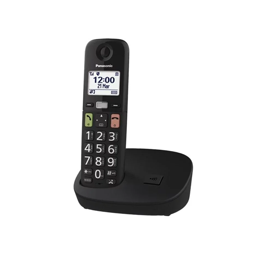 PANASONIC KX-TGU110 Kablosuz LCD Ekranlı Telefon Siyah