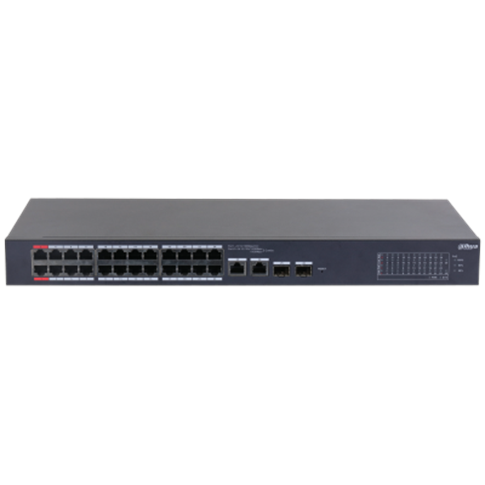 DAHUA 24port PoE 375w 2-SFP Gigabit Combo Cloud Yönetilebilir Switch CS4226-24ET-375