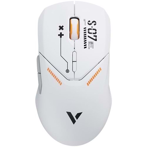 RAPOO VT9PRO 26000dpi Kablosuz Gaming Mouse White Orange