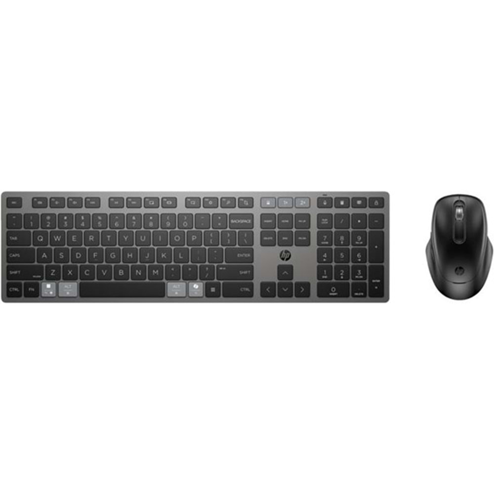 HP 720 9T5A9AA Çoklu Cihaz Bağlantılı Şarj Edilebilir Kablosuz Klavye Mouse Set