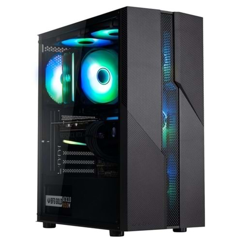BITFENIX 600W 80+ C20 BFC-C20W60KKGKK-4F Gaming Mid-Tower PC Kasası	