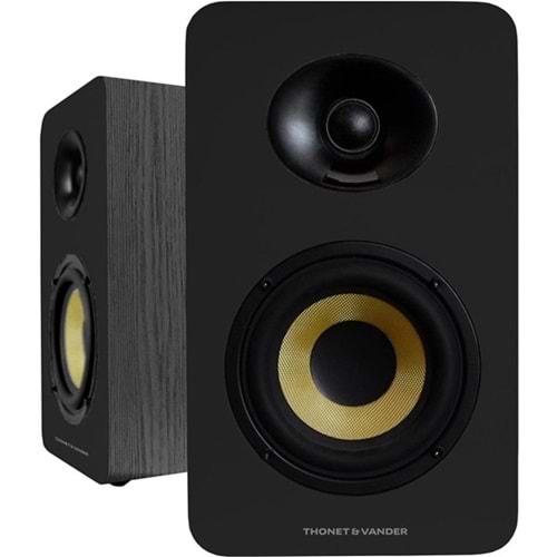 THONET Vander Vertrag Gen 2 80W RMS Siyah Bluetooth 5.0 RCA 2.0 Hoparlör