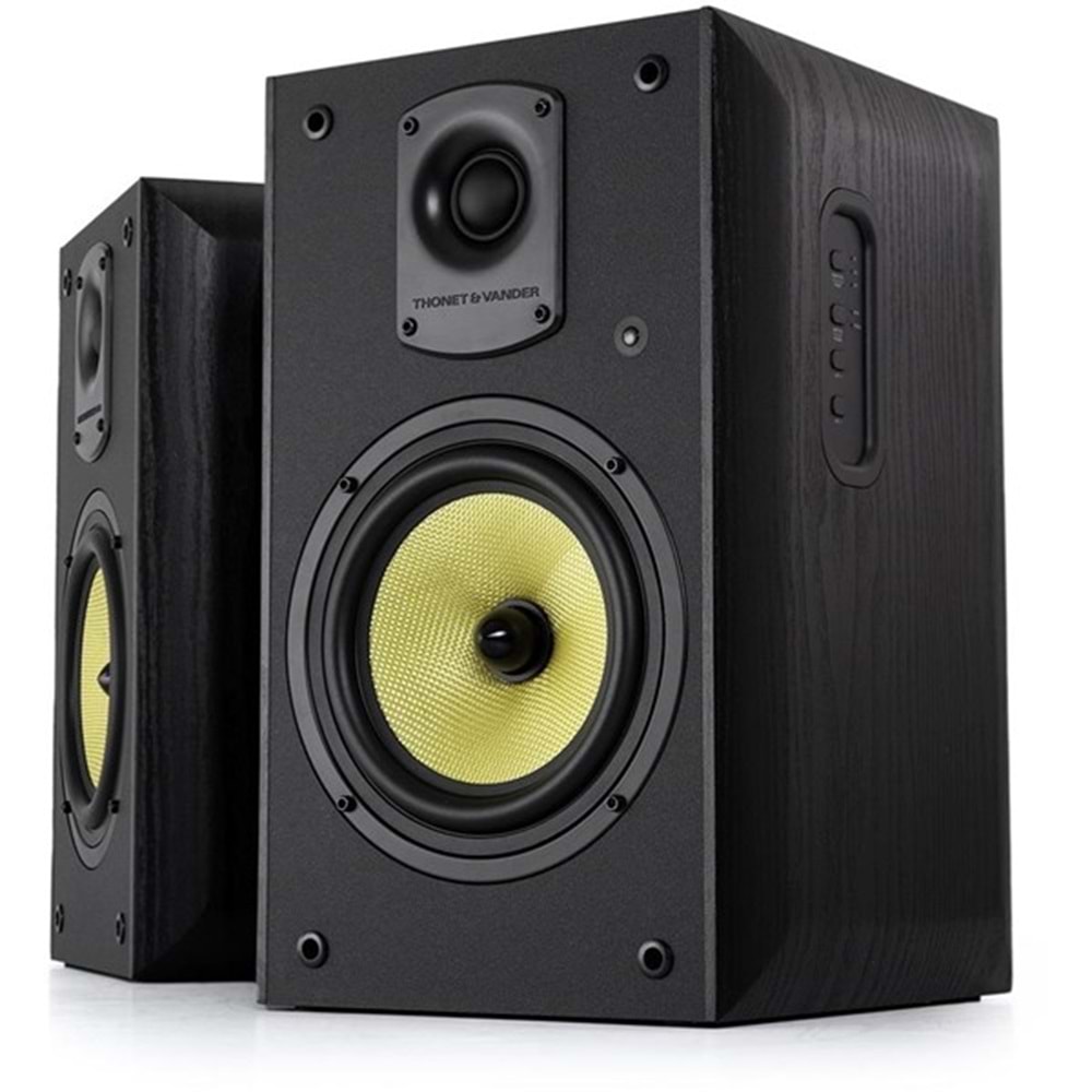 THONET Vander Kugel 140W RMS Siyah Bluetooth 4.2 RCA 2.0 Hoparlör