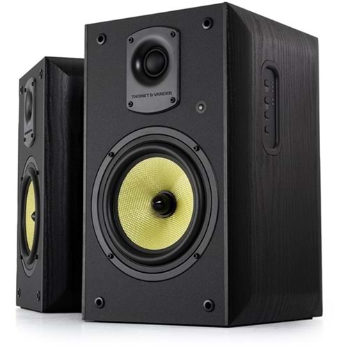 THONET Vander Kugel 140W RMS Siyah Bluetooth 4.2 RCA 2.0 Hoparlör