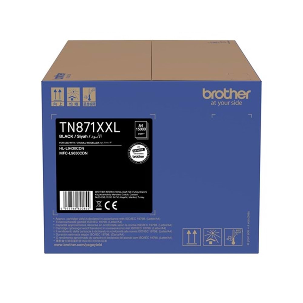 BROTHER TN871XXLBK 15.000 Sayfa Siyah Toner