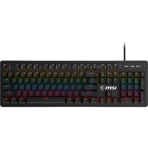 MSI GK300 Kablolu RGB Siyah Gaming Klavye 
