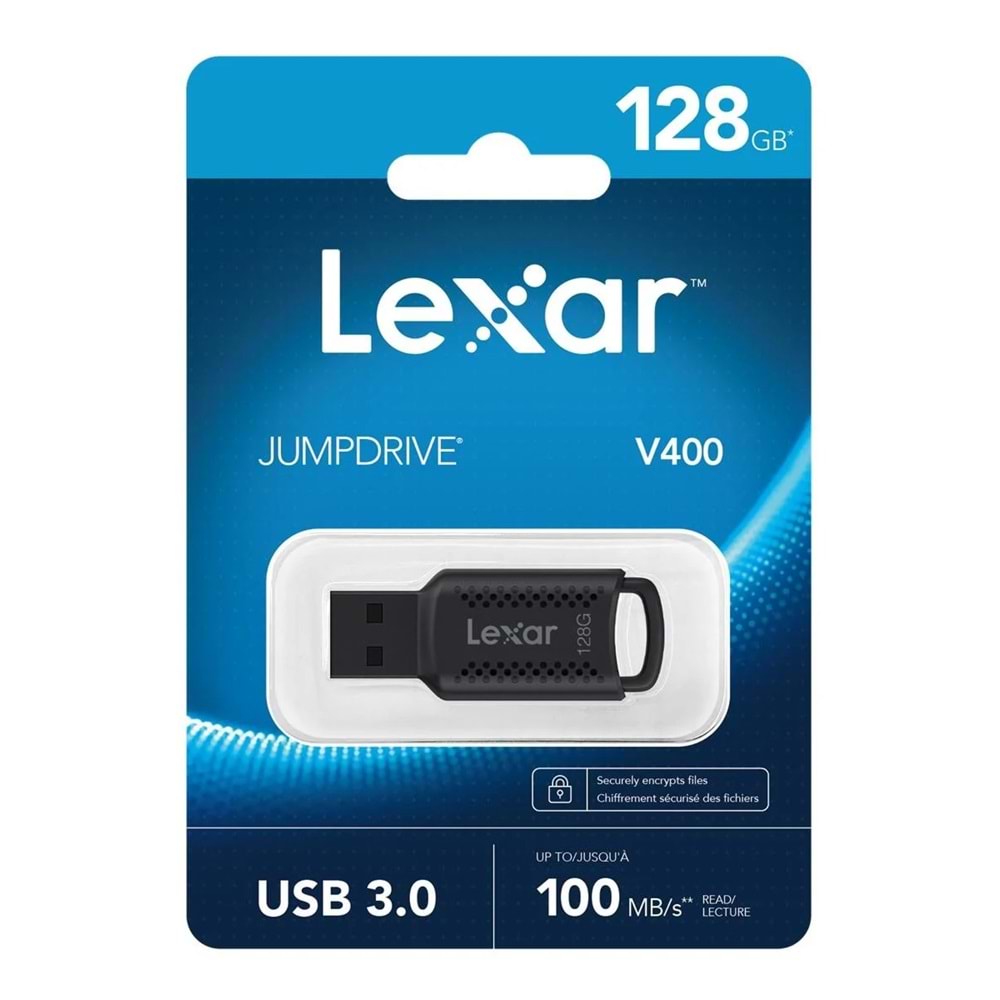 LEXAR 128GB USB 3.0 Usb Bellek JUMPDRIVE V400 LJDV400128G 