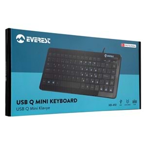 EVEREST KB-410 Kablolu USB Mini Klavye
