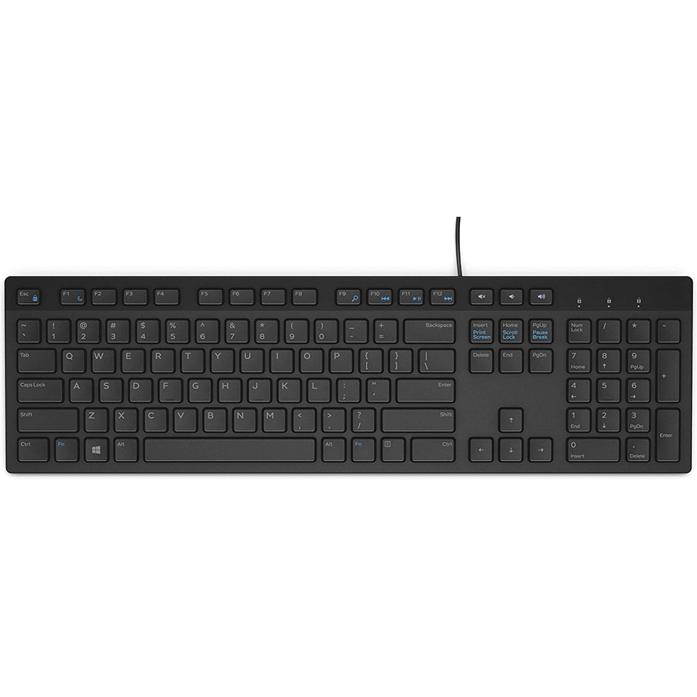 DELL KB216 USB Q Trk Siyah Multimedya Klavye 580-ADHK 