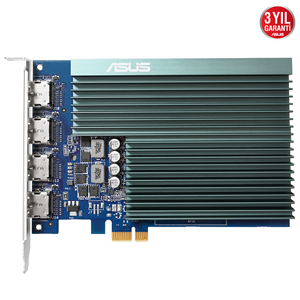 ASUS GT730 2GB 4H-SL-2GD5 GDDR5 64bit 4X HDMI PCIe 16X v2.0 Fansız 