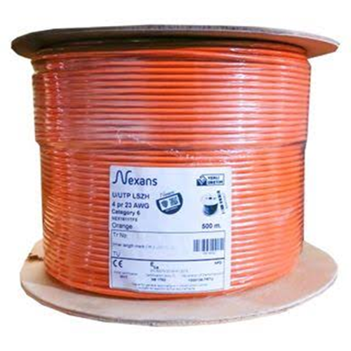 NEXANS 500metre CAT6 23AWG LSZH HF Kablo Turuncu