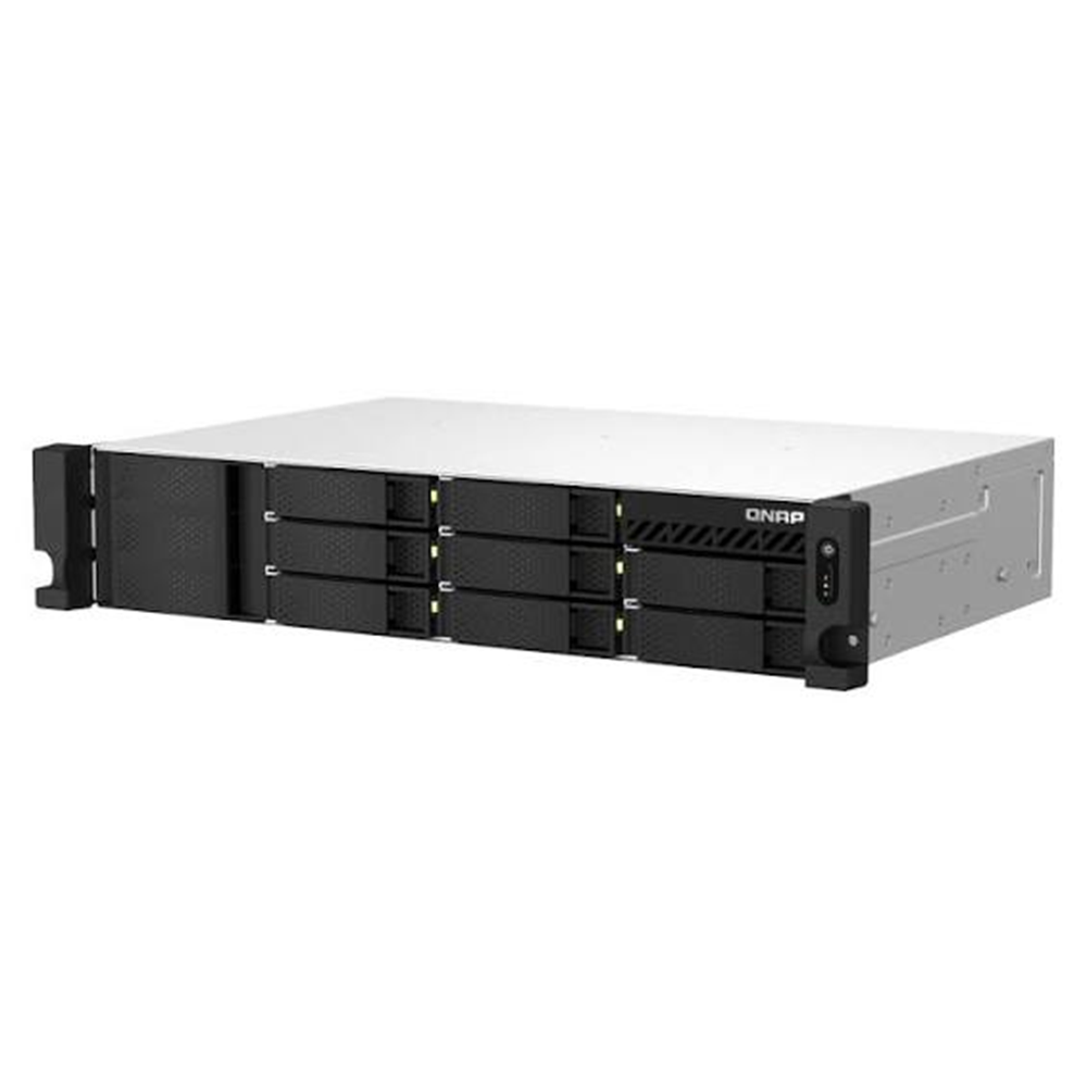 QNAP 8diskli Ryzen V1500B QC-4GB RAM-2.5GbE Nas Server TS-873AeU-RP-4G